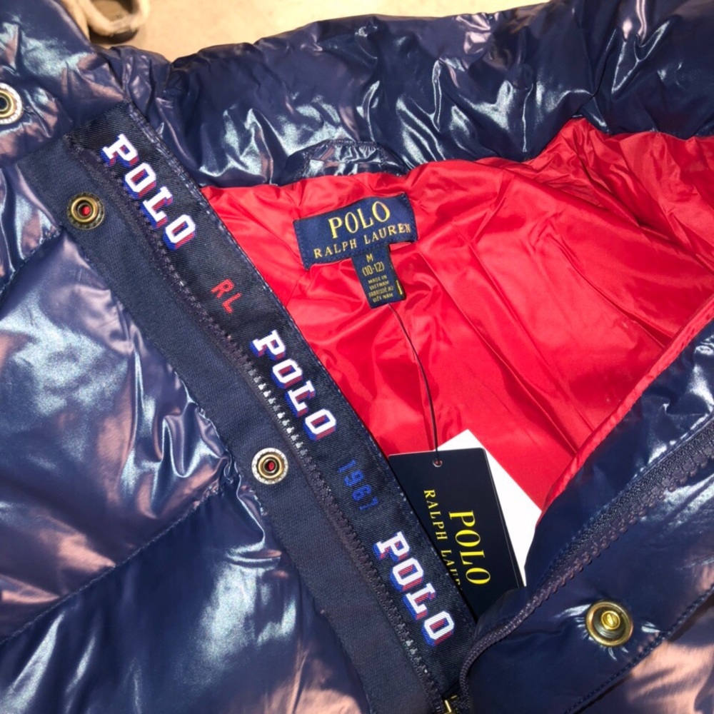 Polo Ralph Lauren Puffer Coat Size- M (10-12)